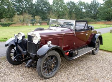 Vintage car banner